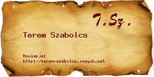 Terem Szabolcs névjegykártya